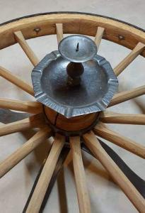 Wagenradtisch Detail