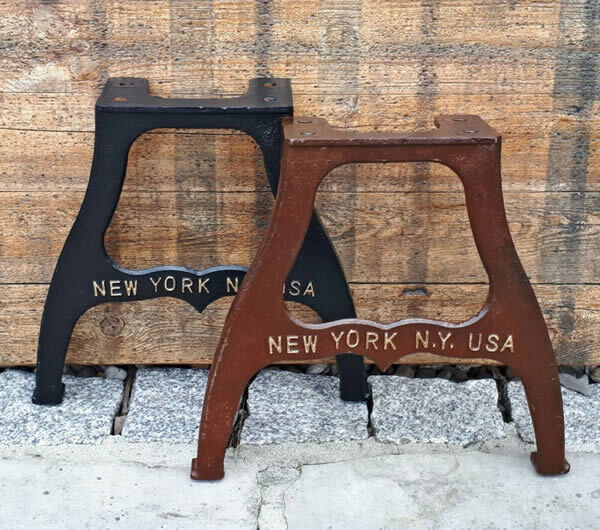 Individuelle Natursteintische mit Gussfüssen