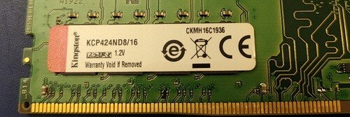 RAM - 16GB - Kingston - 2400MHz - 288 Pin