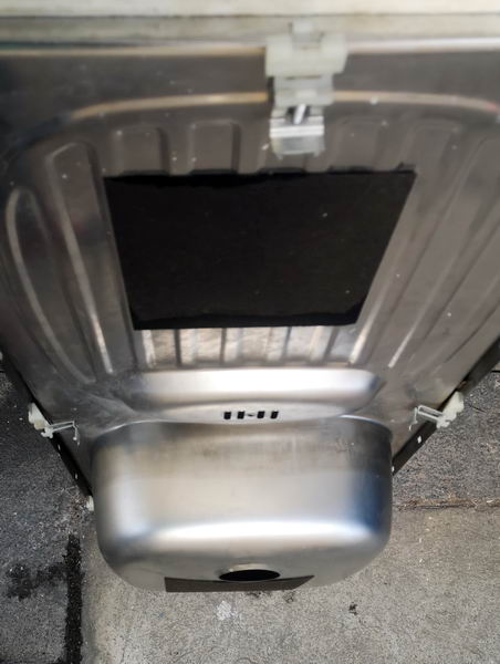 Spühlbecken Unterseite