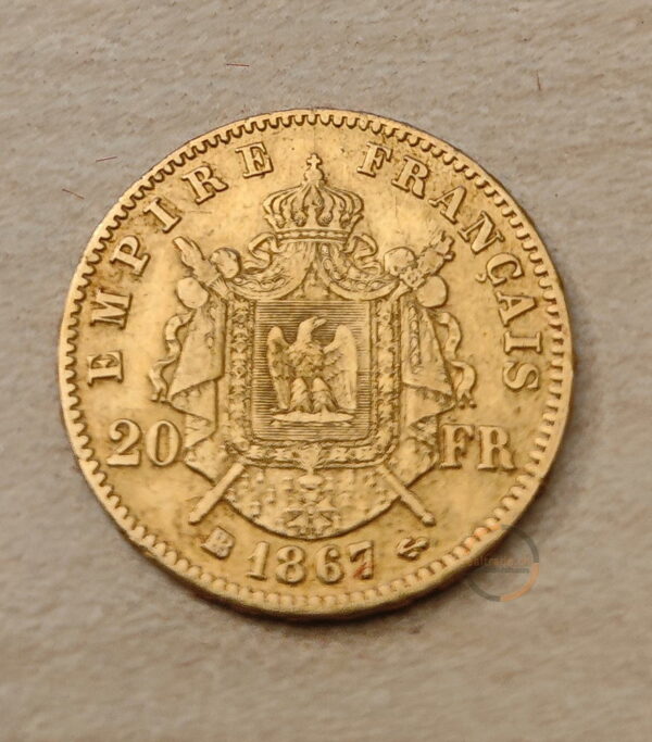 Goldmünze 20 France